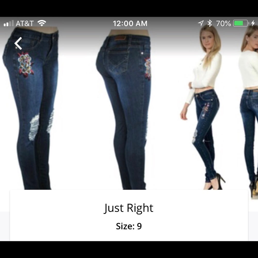 Women’s skinny jeans Size 9
